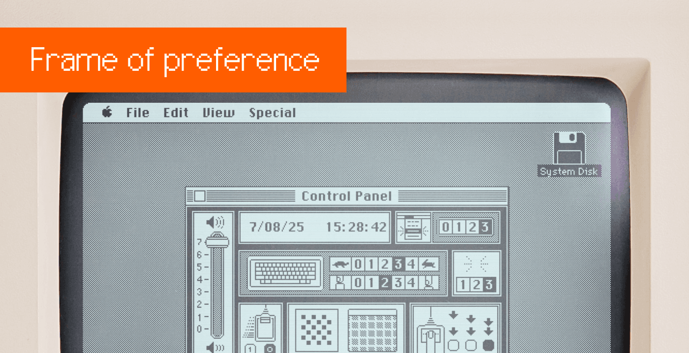Frame of preference - Featured Image