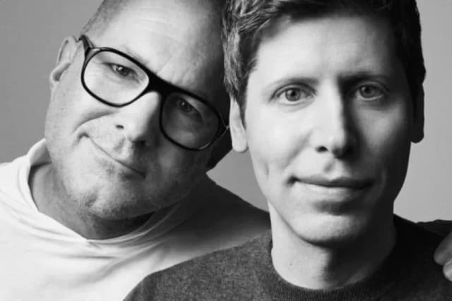 Jony Ive and Sam Altman Unveil Revolutionary AI Device to Challenge AirPods - Filmogaz.com - Featured Image