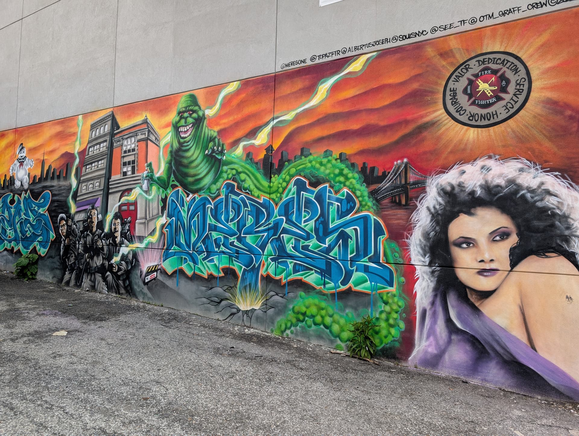 Ghostbusters mural in Brooklyn, NY - Image