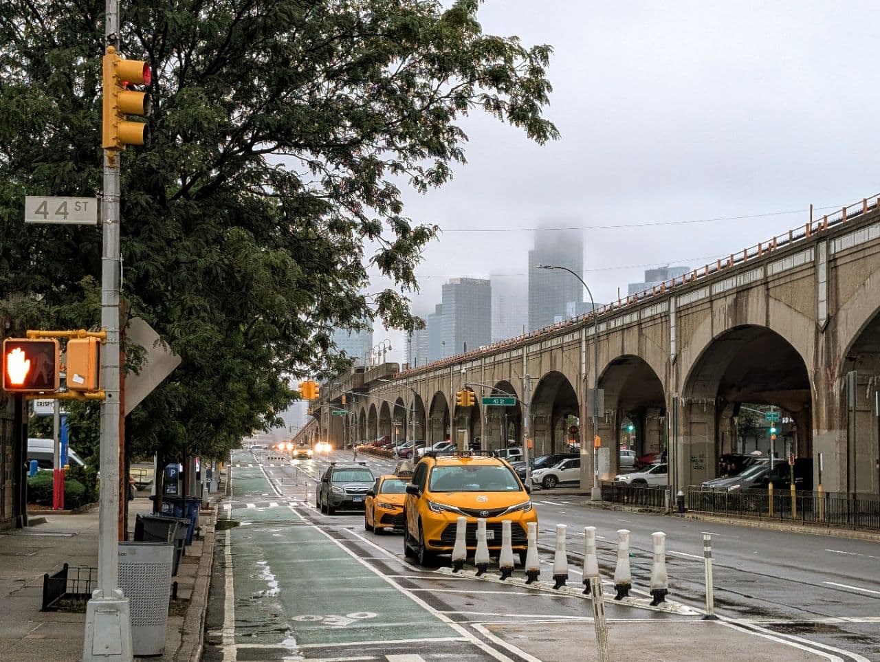 Woodside Queens this morning - Image