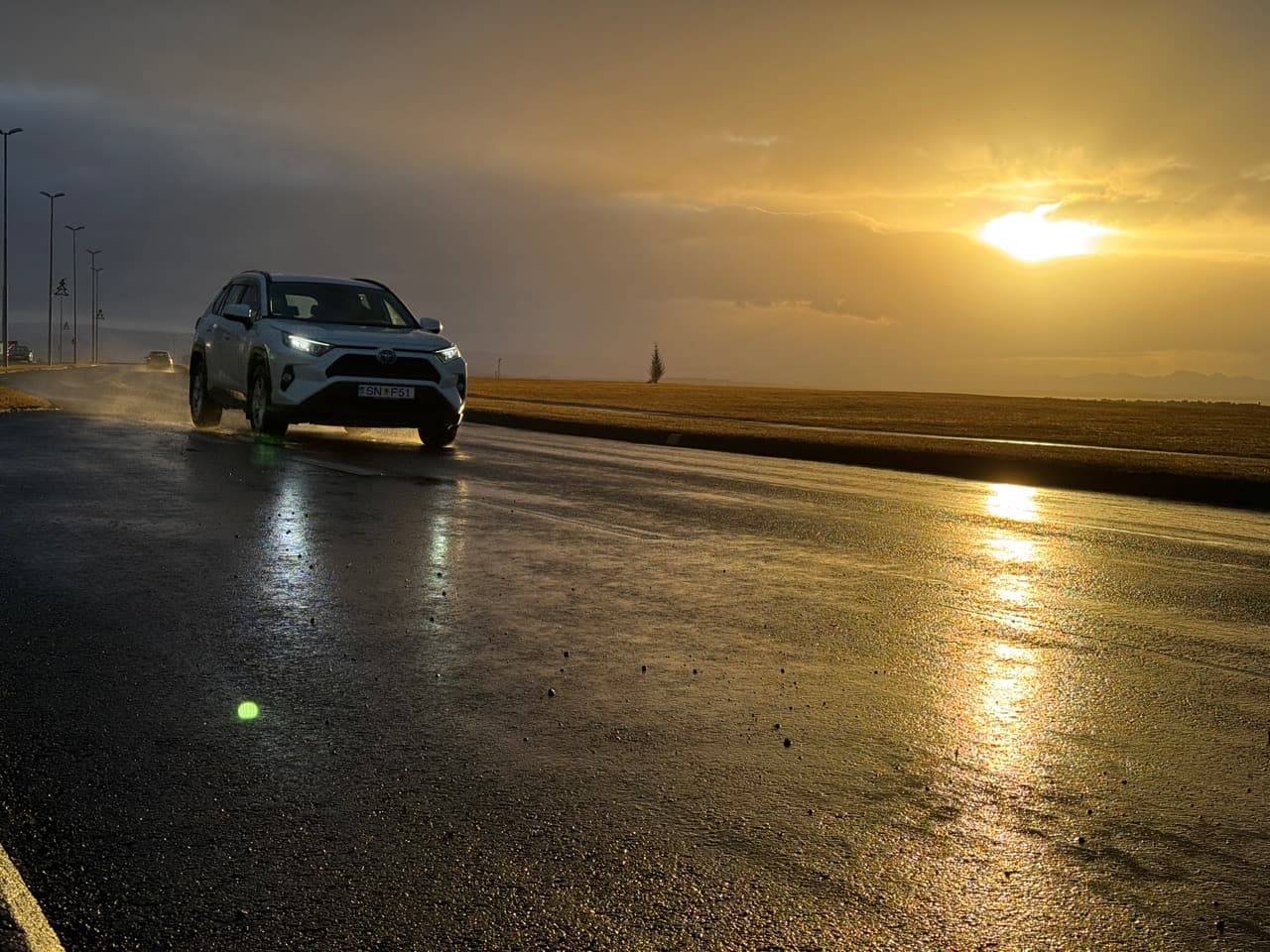 Sun peaking out after a bit of rain - Image
