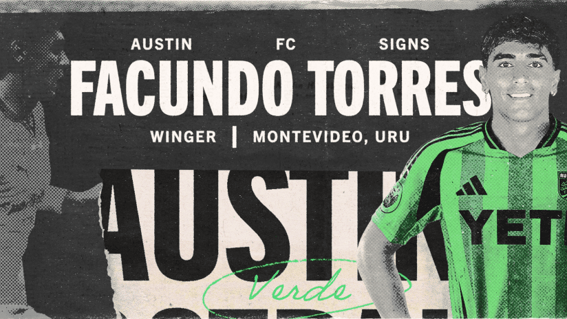 Austin FC Adds Facundo Torres as Designated Player | Austin FC - Featured Image