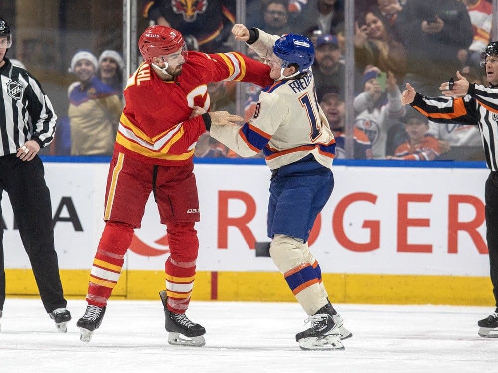 ‘Runaway freight train’: Kevin Bahl becoming big-hit threat for Flames | Calgary Herald - Featured Image