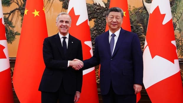 Carney reaches tariff-quota deal with China on EVs, canola | CBC News - Featured Image
