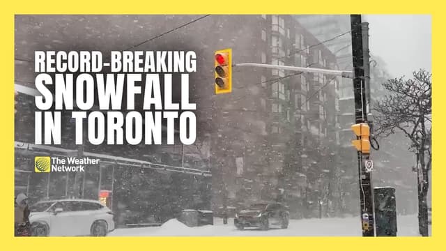 Toronto Breaks Snowfall Records Amid Blizzard Conditions - Featured Image