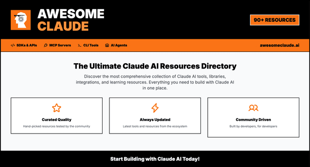 Claude AI Resources Directory - Awesome Claude - Featured Image