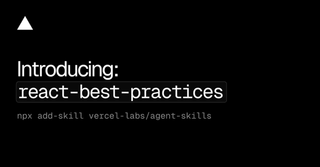Introducing: React Best Practices - Vercel - Featured Image