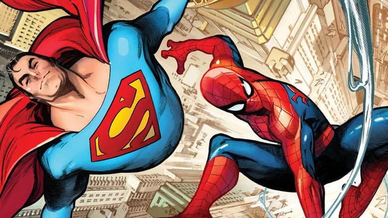 Marvel's Web-Slinging Wall-Crawler Joins Forces with DC's Man of Tomorrow in New 'Spider-Man/Superman' Crossover Comic | Marvel - Featured Image