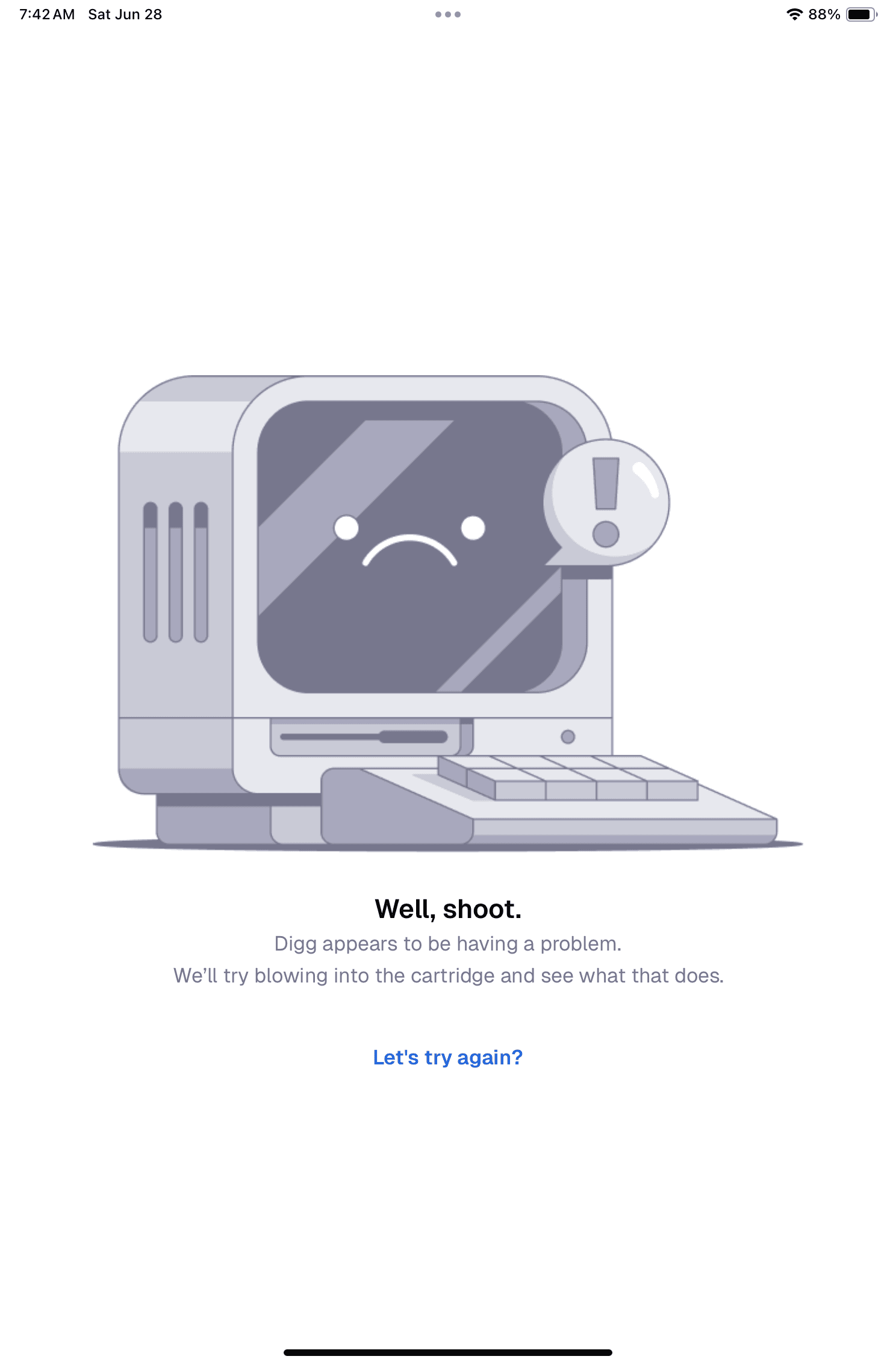 Sudden crash while posting, recovery possible in future release? - Image