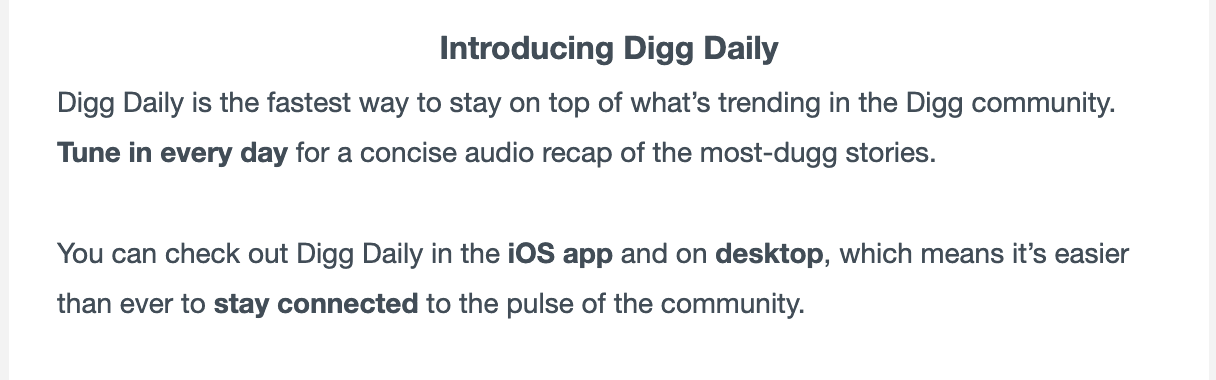Triggered! Digg Daily is also on Android. - Image