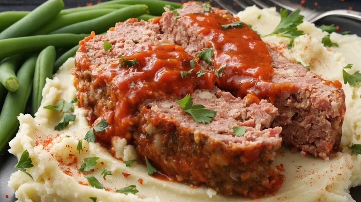 The Italian-Inspired Ingredient That Makes Meatloaf Moist And Herby - Featured Image