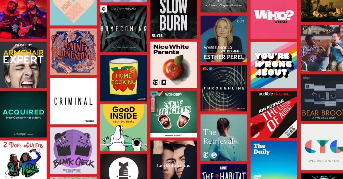 The 100 Best Podcasts of All Time - Featured Image