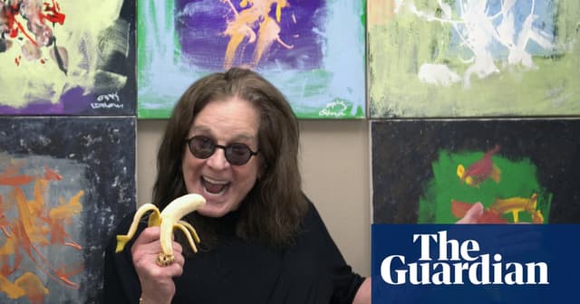 Ozzy Osbourne collaborates with chimpanzees on abstract expressionist paintings - Featured Image