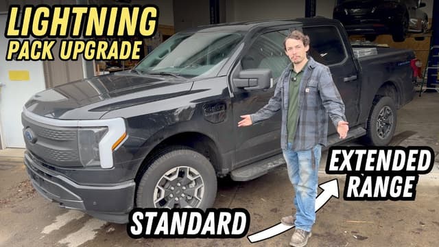 Upgrading F-150 Lightning Battery Pack! Dead Standard Range Swapped w/ Extended Range - Featured Image