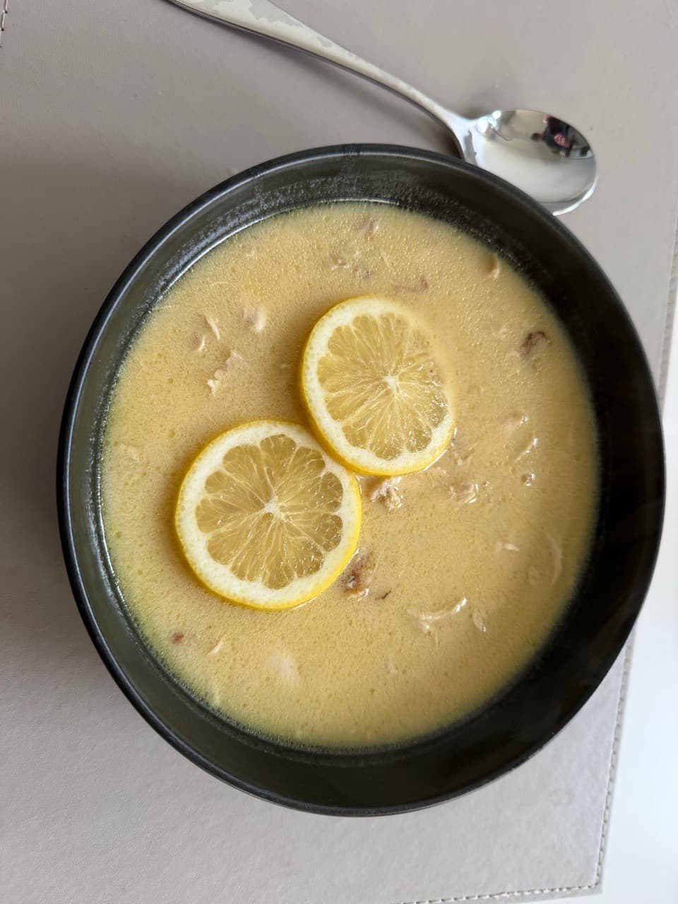 Avgolemono (Greek Lemon Chicken Soup) - Image