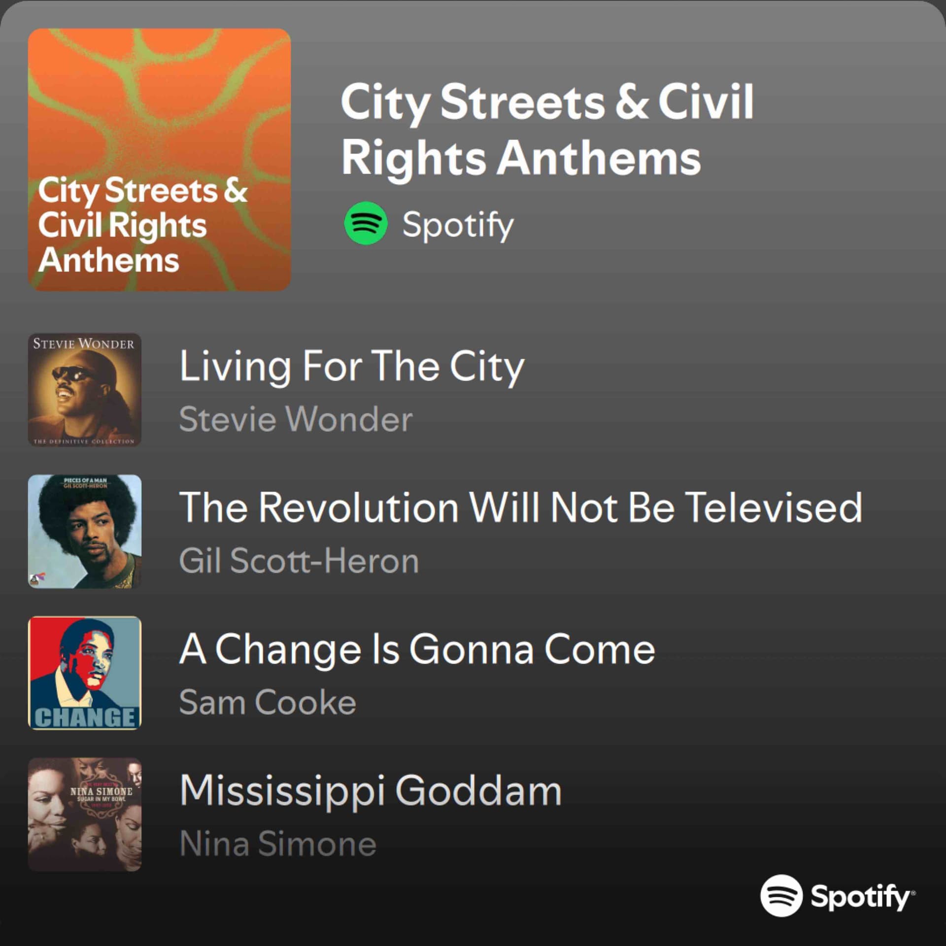 City Streets & Civil Rights Anthems - Featured Image