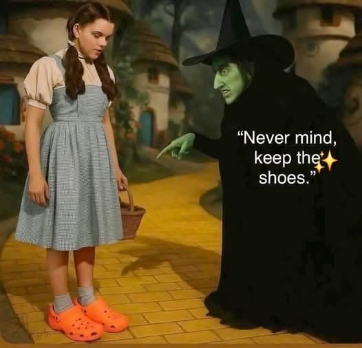 Never mind, keep the shoes.🐊🐊🐊 - Image