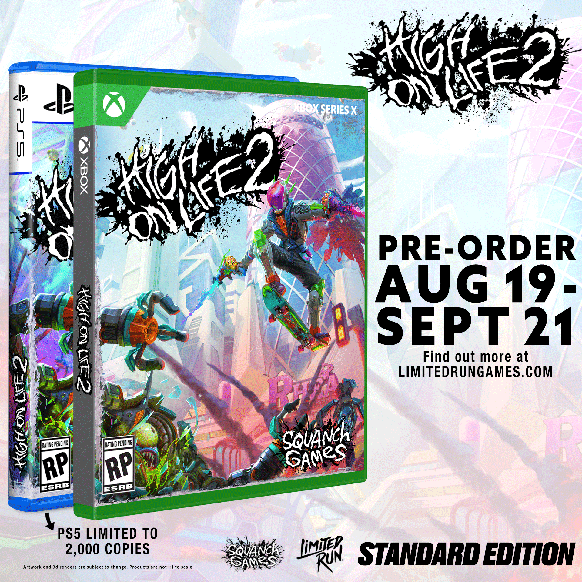High On Life 2 pre-order up on Limited Run until Sept 21. Keep it physical! $60 USD - Image