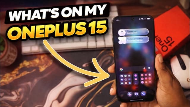 Whats on my OnePlus 15 !!Home Screen Setup  - Featured Image