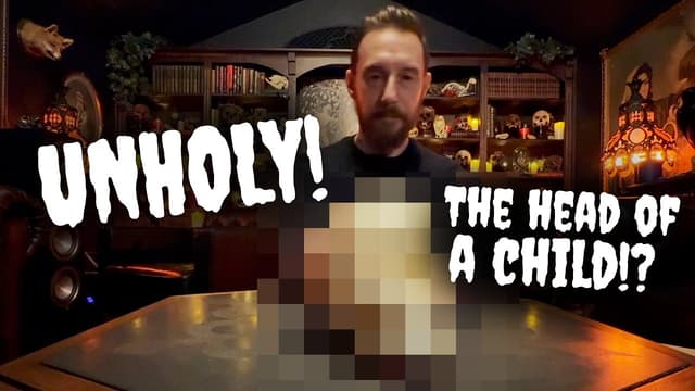 Satanist unboxes the skull of a human child - Featured Image