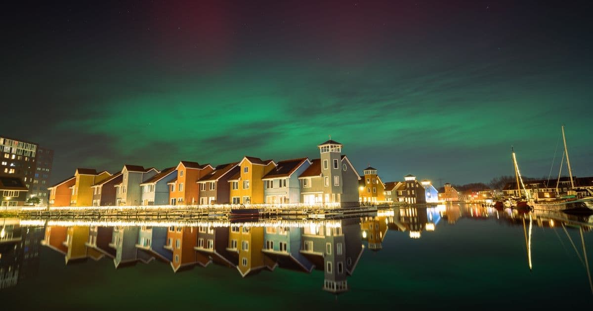 Noorderlicht zorgt voor sensationeel schouwspel boven Groningen - RTV Noord - Featured Image