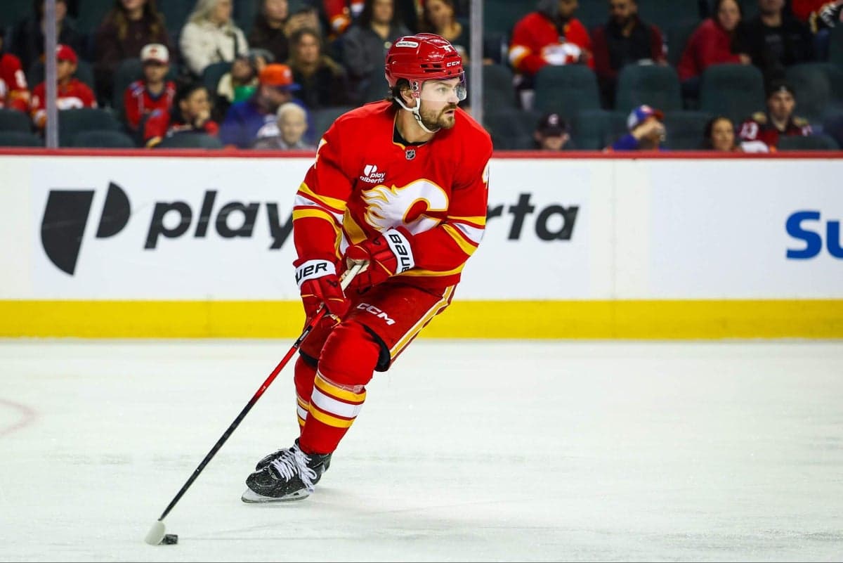 Flames trade Rasmus Andersson to Vegas Golden Knights for Whitecloud, two picks: Sources - The Athletic - Featured Image
