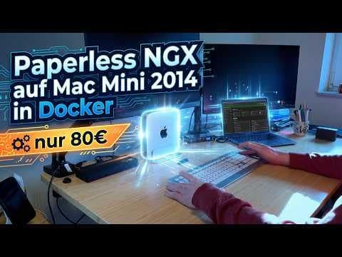 Mac Mini 2014 als günstigen Paperless NGX-Server mit ZimaOS umbauen – Tutorial-Video für unter 100€! - Featured Image