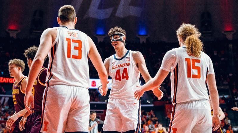 #13 Illinois Pulls Away in Second Half, Extends Winning Streak to Seven With Win Over Minnesota - University of Illinois Athletics - Featured Image