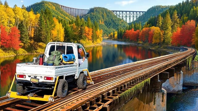 I Built a Mini Truck for Abandoned Railroads (Full Documentary) - Featured Image