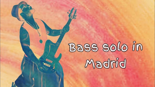 Munir Hossn trio - Bass solo in Madrid - Featured Image