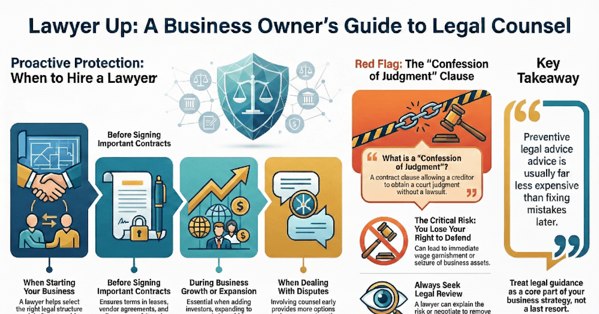 When Should a Business Hire a Lawyer? - Featured Image