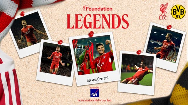 Steven Gerrard confirmed to play for LFC Legends v Borussia Dortmund - Liverpool FC - Featured Image