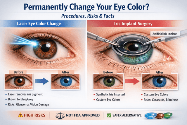 Did You Know You Can Permanently Change the Color of Your Eyes? Science, Procedures, Risks & Facts Explained - Sassy Feeds - Featured Image