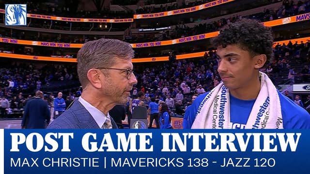 Max Christie Post Game Interview vs. Utah Jazz | January 17, 2026 - Featured Image