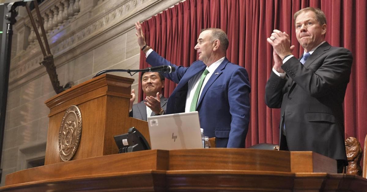 Missouri governor proposes elimination of state income tax at State of the State | State News | komu.com - Featured Image