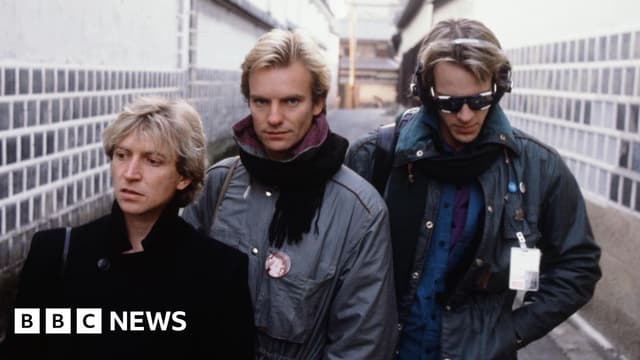 Sting pays Police bandmates Andy Summers and Stewart Copeland more than £500,000 in royalties - Featured Image