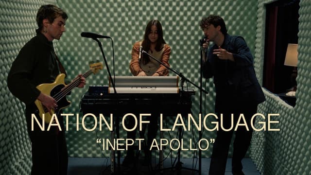 Nation of Language - Inept Apollo (Official Video) - Featured Image