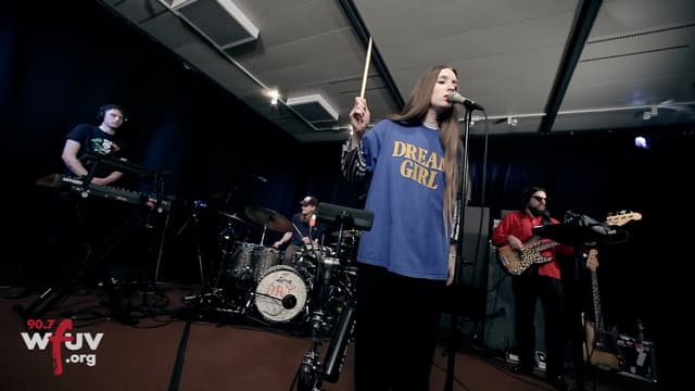 Dry Cleaning - "Hit My Head All Day" (Live at WFUV) - Featured Image