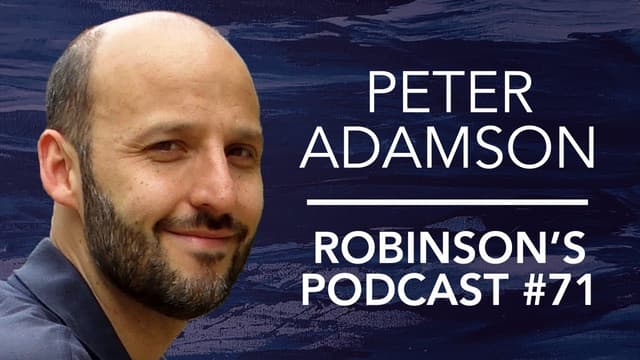 Peter Adamson: Plotinus, Porphyry, and Neoplatonism | Robinson's Podcast #71 - Featured Image
