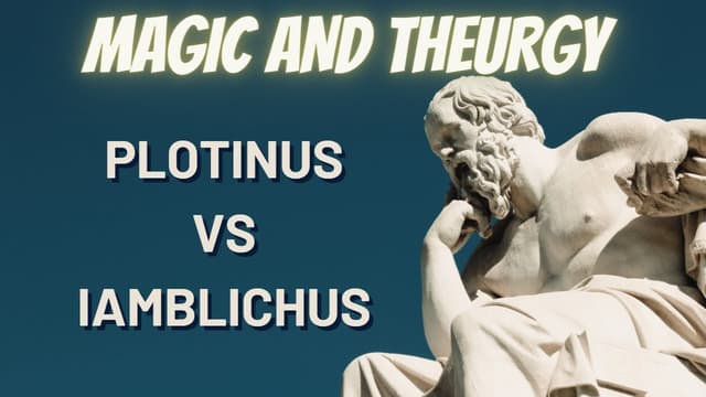 Plotinus & Iamblichus on Magic and Theurgy - Featured Image