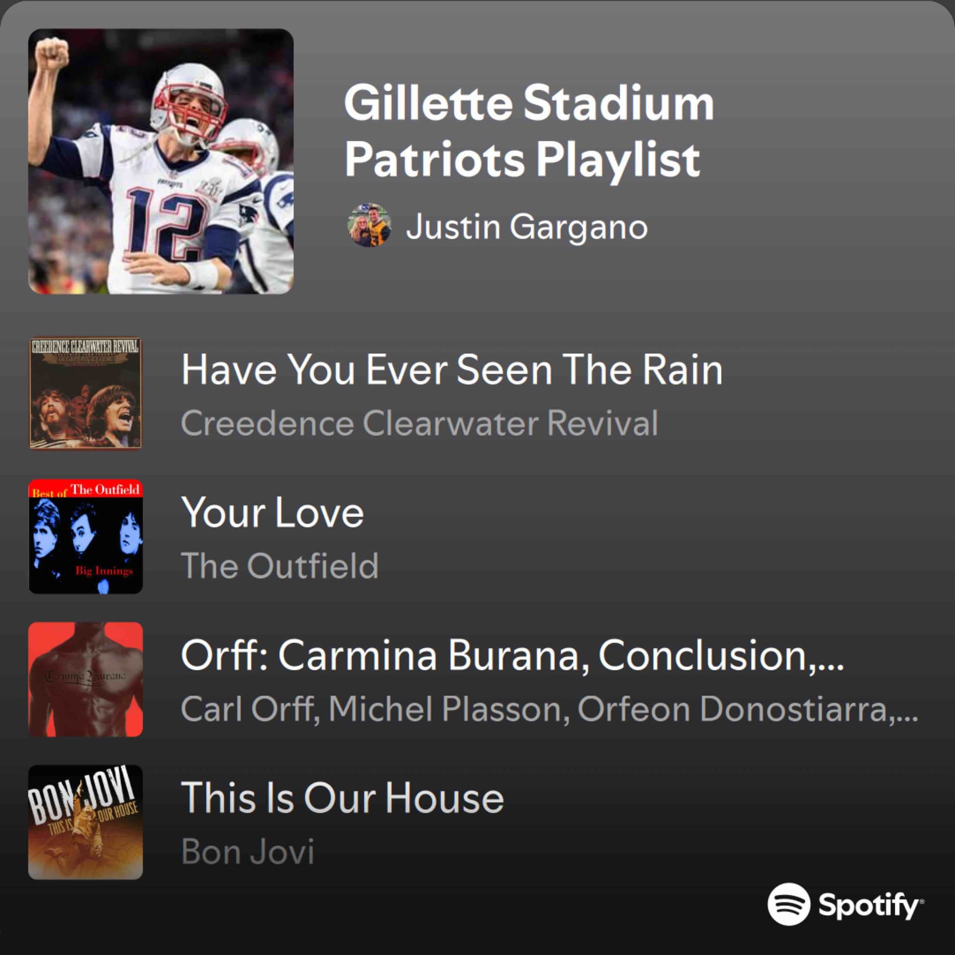 Gillette Stadium Patriots Playlist - Featured Image