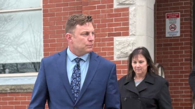 N.B. Mountie testifies in his own defence during aggravated assault trial | CBC News - Featured Image