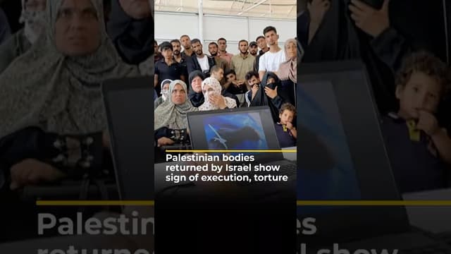 Palestinian bodies returned by Israel show sign of execution, torture | AJ #shorts - Featured Image