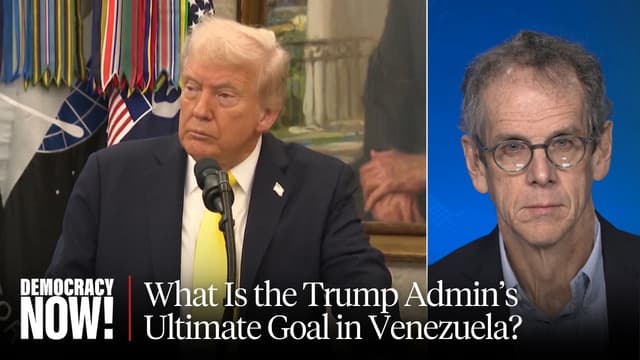 "Cold-Blooded Murder": David Cole on Trump's Boat Attacks & CIA Covert Action in Venezuela - Featured Image