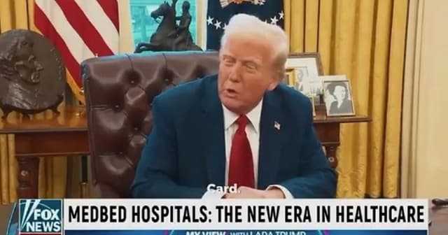Donald Trump publishes AI video on medbed conspiracy theory - Featured Image