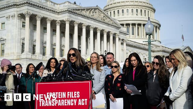 Survivors are 'nervous and sceptical' about partial Epstein file release - BBC News - Featured Image