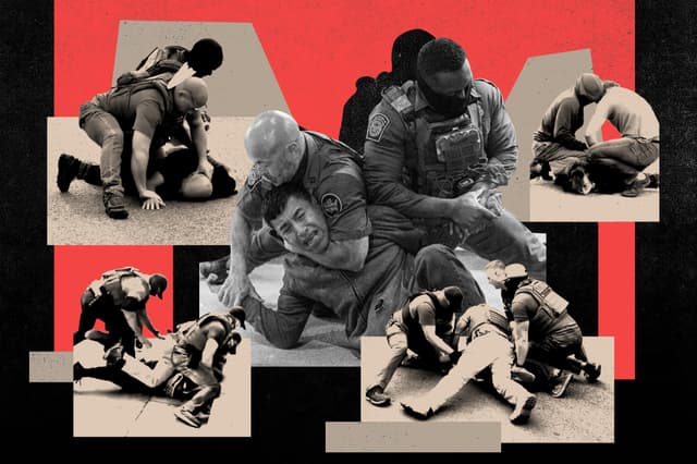 We Found More Than 40 Cases of Immigration Agents Using Banned Chokeholds and Other Moves That Can Cut Off Breathing - Featured Image