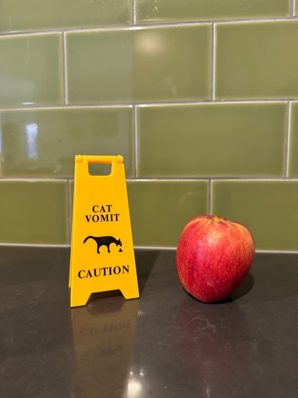 With four cats, we use this little sign more often than I’d like - Image