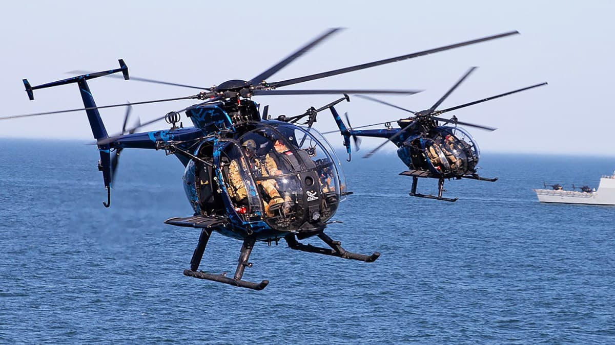 Night Stalker MH-6 Little Bird's Ability To Appear Out Of Nowhere Highlighted In Tanker Raid - Featured Image