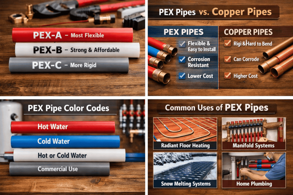 What Are PEX Pipes? A Complete Guide to PEX Plumbing and Color Codes - Sassy Feeds - Featured Image